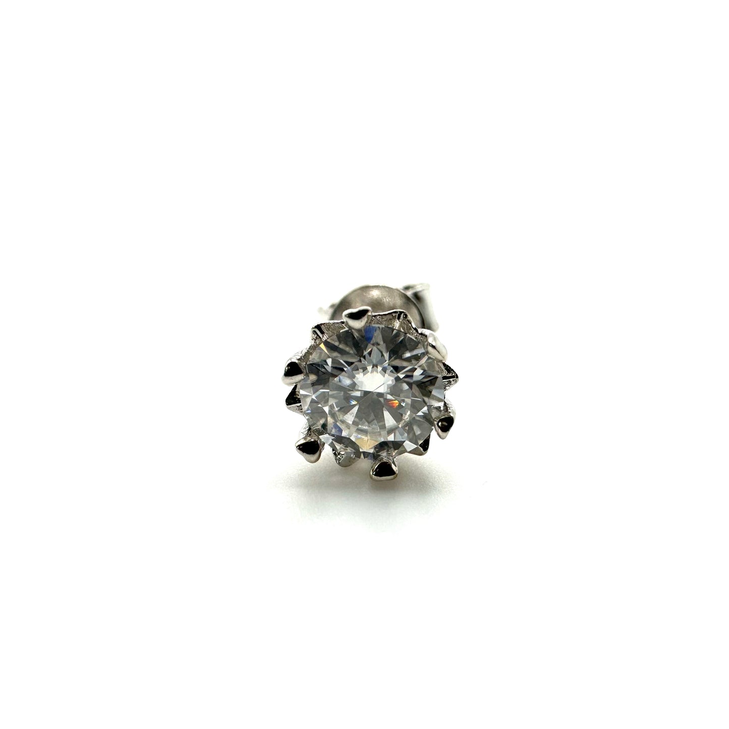 Moissanite Snowflake Earrings