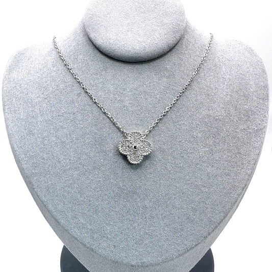 Moissanite Clover Pendant