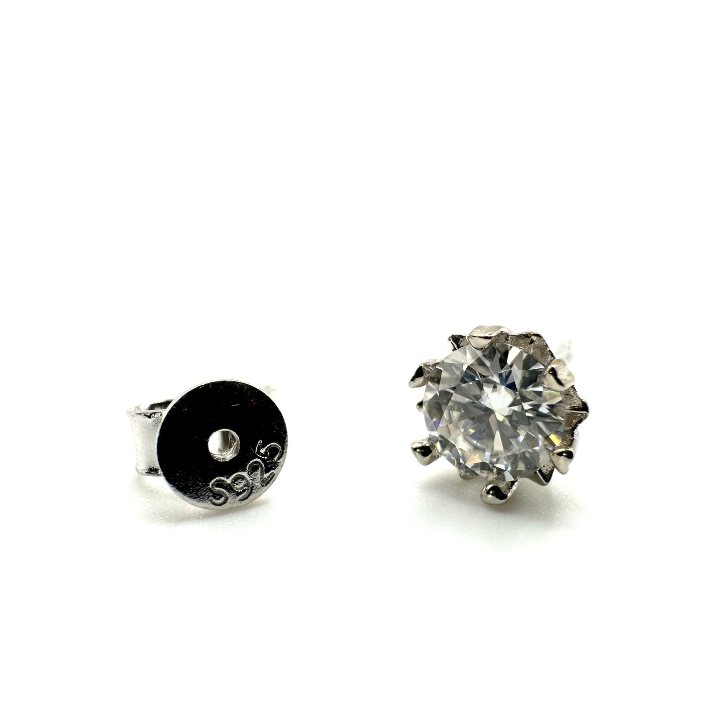 Moissanite Snowflake Earrings