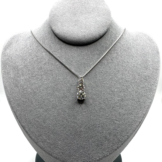 1.8ct Graduated Moissanite Pendant