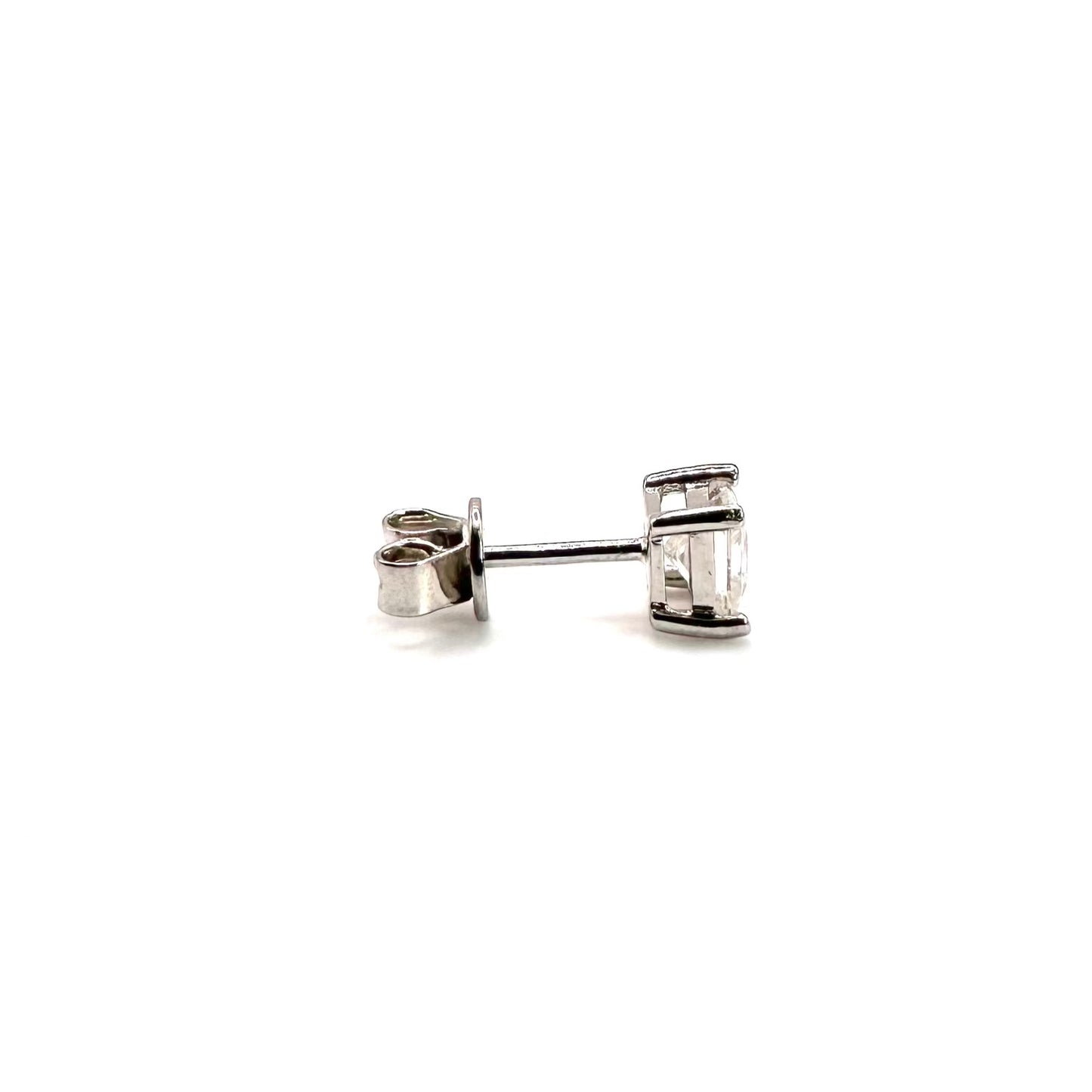Princess Cut Moissanite Earrings